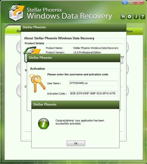 Stellar phoenix windows data recovery professional 6.0 activation key